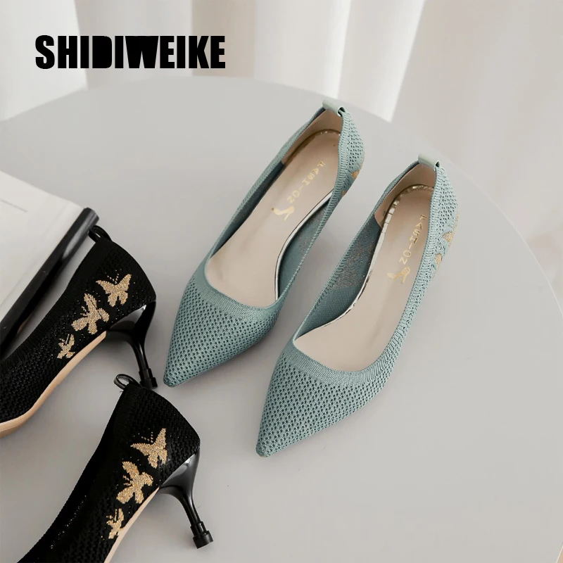 High-heeled shoes female 2020 spring autumn new version of the wild black shallow mouth Pointed Toe stiletto shoes R114
High-heeled shoes female 2020 spring autumn new version of the wild black shallow mouth Pointed Toe stiletto shoes R114