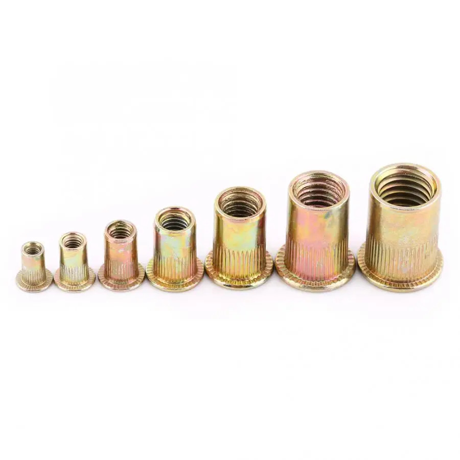 Power Tool Accessories 100/20Pcs M3-M12 Carbon Steel Flat Threaded Rivet Nut Flange Rivnut Nutsert Fastener Power Tools
Power Tool Accessories 100/20Pcs M3-M12 Carbon Steel Flat Threaded Rivet Nut Flange Rivnut Nutsert Fastener Power Tools