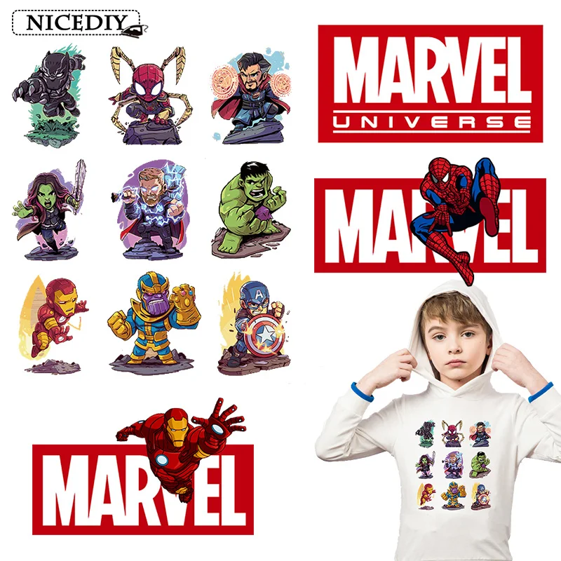 Nicediy Movie Patch Iron on Patches for Clothes Marvel Heat Transfer Vinyl Sticker The Avengers Thermal Transfer Press Applique
Nicediy Movie Patch Iron on Patches for Clothes Marvel Heat Transfer Vinyl Sticker The Avengers Thermal Transfer Press Applique