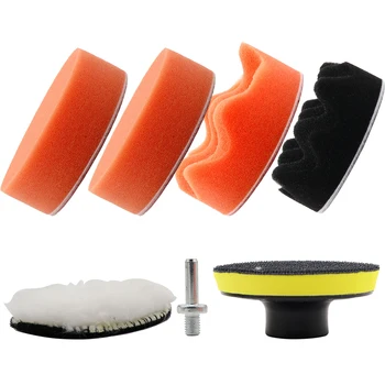 7Pcs/Set Car Polishing Pad Sponge Buffing Waxing Boat Car Polish Buffer Drill Wheel polisher Removes Scratches Car Washer
7Pcs/Set Car Polishing Pad Sponge Buffing Waxing Boat Car Polish Buffer Drill Wheel polisher Removes Scratches Car Washer