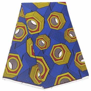 Wholesale High Quality African Wax Print Fabric 6 Yards Ankara Real Wax Pagne 100% Cotton African for Women Clothes H1104-12 
Wholesale High Quality African Wax Print Fabric 6 Yards Ankara Real Wax Pagne 100% Cotton African for Women Clothes H1104-12
