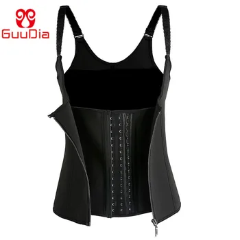 GUUDIA Women Neoprene Sauna Sweat Waist Trainer Vest with Zipper for Weight Loss Gym Workout Body Shaper Tank Top Shirt Trimmer
GUUDIA Women Neoprene Sauna Sweat Waist Trainer Vest with Zipper for Weight Loss Gym Workout Body Shaper Tank Top Shirt Trimmer