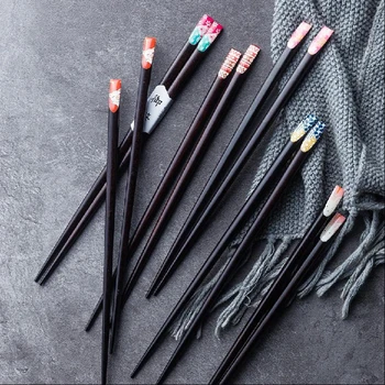 Japanese Wooden Chopsticks Set Painting Crafted Tableware Natural Handmade Sushi Chopstick Value Gift Home Restaurant Supplies
Japanese Wooden Chopsticks Set Painting Crafted Tableware Natural Handmade Sushi Chopstick Value Gift Home Restaurant Supplies