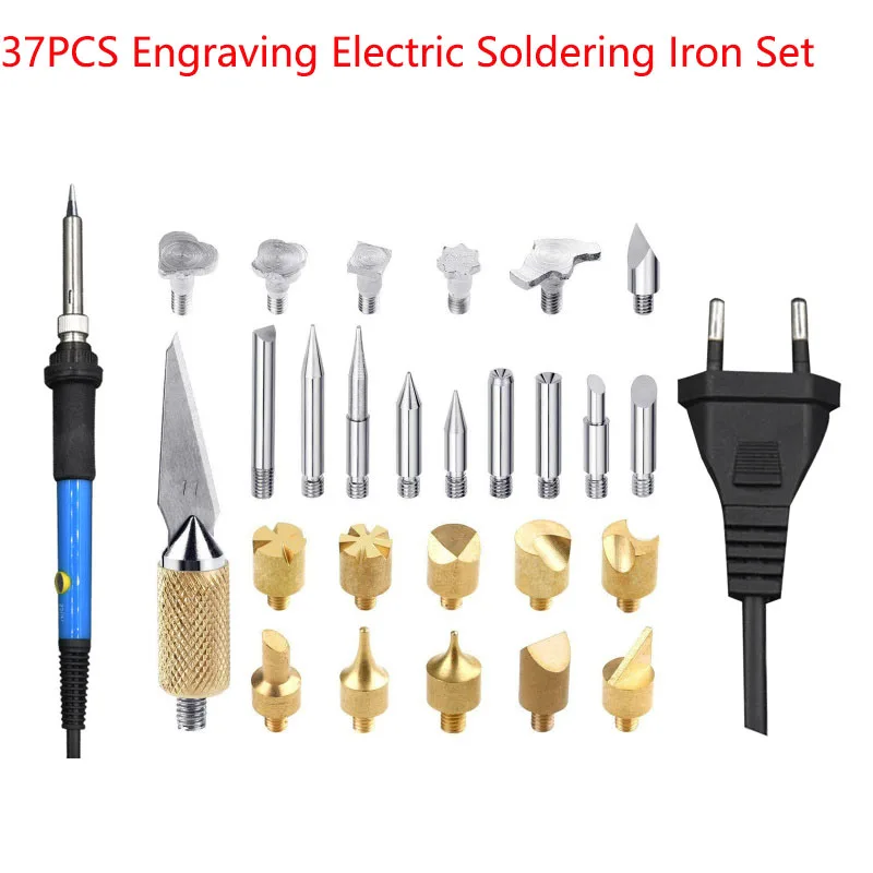 37/29Pcs Engraving Pen Electric Soldering Iron Wood Burning Kit Flipping Word Embossing Pyrography Tool Craft Set Welding Solder
37/29Pcs Engraving Pen Electric Soldering Iron Wood Burning Kit Flipping Word Embossing Pyrography Tool Craft Set Welding Solder