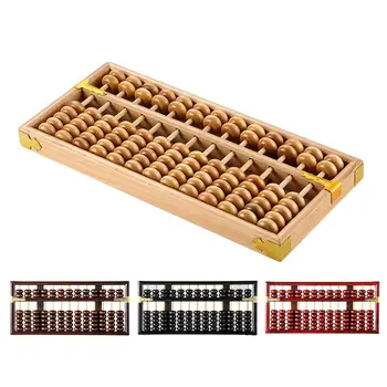 Vintage Style Wooden Abacus Rivets Design Overall Polishing Durable Professional 13 Column Calculator
Vintage Style Wooden Abacus Rivets Design Overall Polishing Durable Professional 13 Column Calculator
