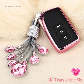 TPU Soft shell car key case cover set For Lexus NX GS RX IS ES GX LX RC 200 250 350 LS 450H Artificial Crystal Pendant keychain
TPU Soft shell car key case cover set For Lexus NX GS RX IS ES GX LX RC 200 250 350 LS 450H Artificial Crystal Pendant keychain