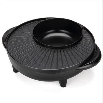 BBQ hot pot multi function electric cooker home electric roasting hot pot One piece non stick pan
BBQ hot pot multi function electric cooker home electric roasting hot pot One piece non stick pan