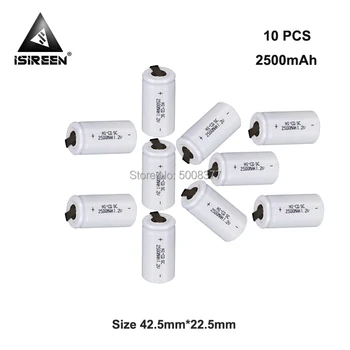 SC Ni-CD 2500mAh 1.2V Rechargeable Battery Cells DIY Electric Battery Packs Subc Ni CD Accumulator Electronic Toys Water Heaters
SC Ni-CD 2500mAh 1.2V Rechargeable Battery Cells DIY Electric Battery Packs Subc Ni CD Accumulator Electronic Toys Water Heaters