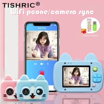 TISHRIC Mini Kids Camera Wifi With Memory Card 1080p Video Selfie Digital Flash Camera Cartoon Cat Gifts for Girls/Children/Baby
TISHRIC Mini Kids Camera Wifi With Memory Card 1080p Video Selfie Digital Flash Camera Cartoon Cat Gifts for Girls/Children/Baby