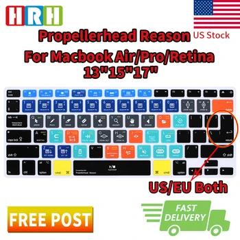 HRH Propellerhead Reason Function Shortcuts Hotkeys Silicone Keyboard Cover Skin Protector For Macbook Air Pro Retina 13"15" 17"
HRH Propellerhead Reason Function Shortcuts Hotkeys Silicone Keyboard Cover Skin Protector For Macbook Air Pro Retina 13"15" 17"