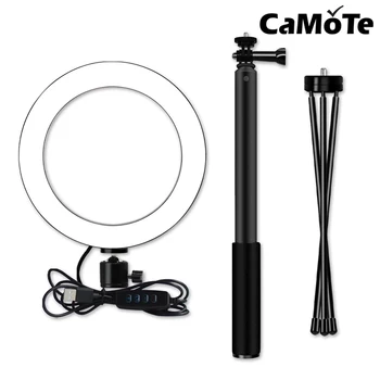 TikTok 10.2"/26CM LED RingLight With Cell Phone Holder & Tripod Stand for Live Stream/Makeup YouTube Video/Photography Camera
TikTok 10.2"/26CM LED RingLight With Cell Phone Holder & Tripod Stand for Live Stream/Makeup YouTube Video/Photography Camera