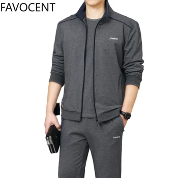2019 New Men's Sports Suit Spring and Autumn Long-sleeved Sportswear Middle-aged Leisure Solid Hoodie Full Slim Casual
2019 New Men's Sports Suit Spring and Autumn Long-sleeved Sportswear Middle-aged Leisure Solid Hoodie Full Slim Casual