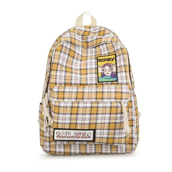New Oxford Cloth Plaid Backpack Student Bag Large Capacity Men's Travel Bag Shoulder Bag for Teenage Girls Mochila Feminina B126
New Oxford Cloth Plaid Backpack Student Bag Large Capacity Men's Travel Bag Shoulder Bag for Teenage Girls Mochila Feminina B126