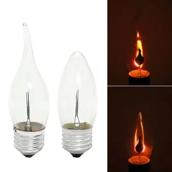 Vintage Edison Bulb E14 3W 220V Flame Fire LED Light Bulb Lighting Vintage Flickering Effect Tungsten Novel Candle Tip Edison L
Vintage Edison Bulb E14 3W 220V Flame Fire LED Light Bulb Lighting Vintage Flickering Effect Tungsten Novel Candle Tip Edison L