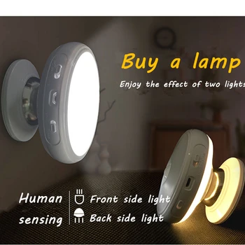 LED Night Light Bedside Lamp 360 Degree Rotation Motion Sensor Detachable Magnet Holder USB Corridor Wall Lamp Home Lighting
LED Night Light Bedside Lamp 360 Degree Rotation Motion Sensor Detachable Magnet Holder USB Corridor Wall Lamp Home Lighting