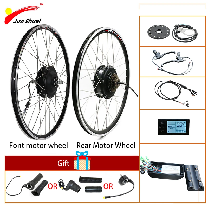 

36V 250W 350W 500W Front Rear Hub Motor Wheel ebike Motor Kit Electric Bike Conversion Kit without Battery for 20'' 26'' 700C 28" Electric Bicycle eBIKE Conversion Kit Bicicleta Eletrica Free Shipping