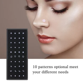 40pcs Nose Studs Plastic Transparent Nose Piercing Jewelry Hypoallergenic for Woman Man Body Jewelry Hypoallergenic Earring
40pcs Nose Studs Plastic Transparent Nose Piercing Jewelry Hypoallergenic for Woman Man Body Jewelry Hypoallergenic Earring