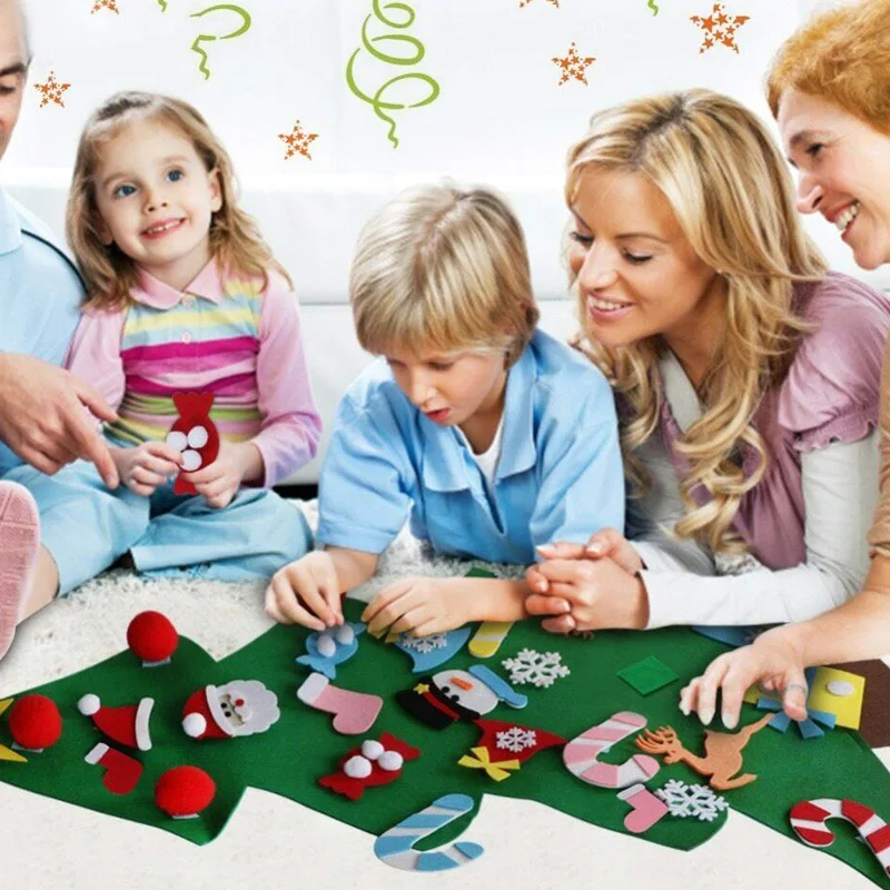 DIY Felt Christmas Tree Craft Education Ornament Kit Decoration for Children Kids TN99
DIY Felt Christmas Tree Craft Education Ornament Kit Decoration for Children Kids TN99