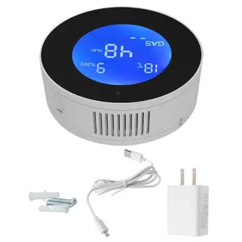 WIFI Tuya Smart Natural Gas Leakage Detector Methane CH4 Leak Alarm Monitor Digital LCD Temperature Sensor for Home Kitchen Use
WIFI Tuya Smart Natural Gas Leakage Detector Methane CH4 Leak Alarm Monitor Digital LCD Temperature Sensor for Home Kitchen Use
