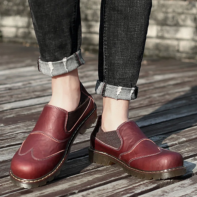 2019 Autumn And Winter New Style Korean-style Martin Men's Boot Large Size Retro Foot Covering Workwear Big Head Leather Shoes
2019 Autumn And Winter New Style Korean-style Martin Men's Boot Large Size Retro Foot Covering Workwear Big Head Leather Shoes