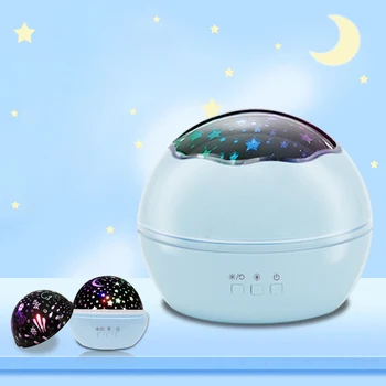 Creative Colorful Rotating LED Night Light Romantic Battery Powered Starry Sky Projection Lamp
Creative Colorful Rotating LED Night Light Romantic Battery Powered Starry Sky Projection Lamp