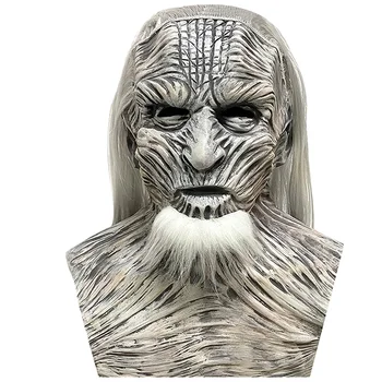 The White Walkers Mask Cosplay Night King Horror Zombie Prop With Gray Wig Latex
The White Walkers Mask Cosplay Night King Horror Zombie Prop With Gray Wig Latex