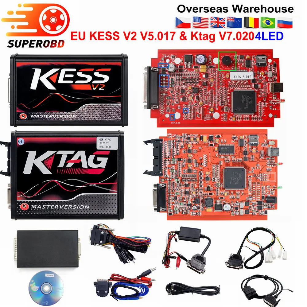 Online EU Version Red KESS V5.017 V2.23 No Token Limit KTAG V7.020 V2.25 OBD2 Manager Tuning Kit Best Car Truck ECU Programmer
Online EU Version Red KESS V5.017 V2.23 No Token Limit KTAG V7.020 V2.25 OBD2 Manager Tuning Kit Best Car Truck ECU Programmer
