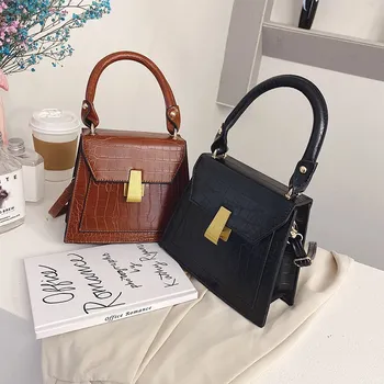 2020 ladies new PU leather solid color shoulder bag crocodile pattern handbag shoulder messenger bag women bag
2020 ladies new PU leather solid color shoulder bag crocodile pattern handbag shoulder messenger bag women bag