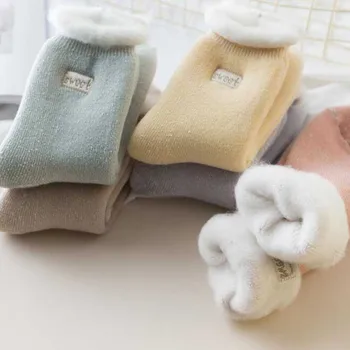Woman Winter Warm Socks Plus Velvet Thick Wool Tube Cotton Inner Socks Ladies Girls Casual Slippers Fluffy Home Floor Socks
Woman Winter Warm Socks Plus Velvet Thick Wool Tube Cotton Inner Socks Ladies Girls Casual Slippers Fluffy Home Floor Socks