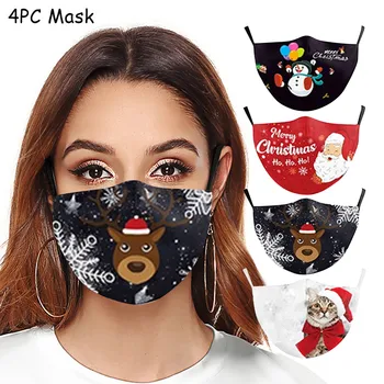 Mascarilla 4pc Christmas Face Mask Fashion Unisex Face Masks Reusable Face Masks Washable Cover Mask Mouth Caps Washable
Mascarilla 4pc Christmas Face Mask Fashion Unisex Face Masks Reusable Face Masks Washable Cover Mask Mouth Caps Washable