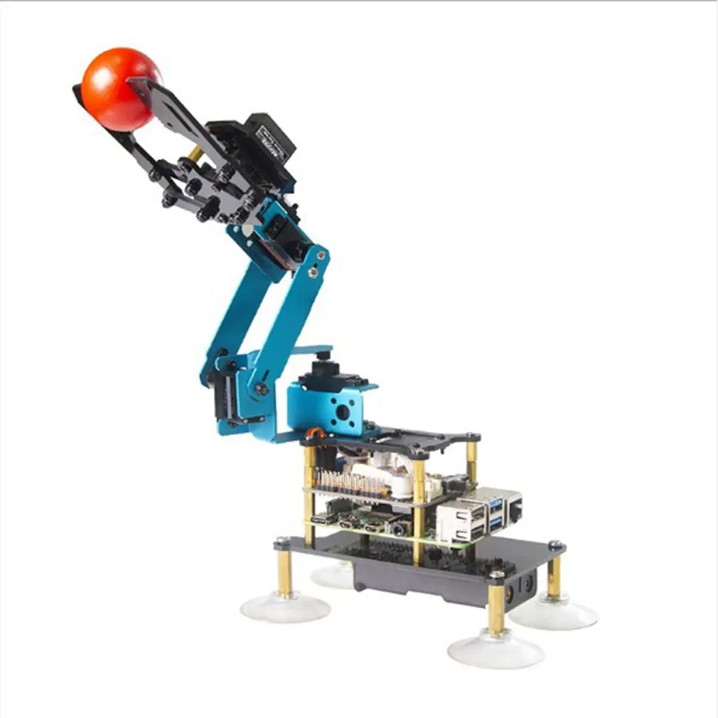 Science Education Aluminium Alloy Oled Screen Secondary Programming Scalable App Control Manipulator Robot
Science Education Aluminium Alloy Oled Screen Secondary Programming Scalable App Control Manipulator Robot