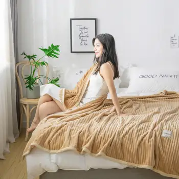 Beige Striped Blanket Baby Velvet Thickened Blanket Blanket Bedding Nap Cloud Blanket Twin Full Queen King
Beige Striped Blanket Baby Velvet Thickened Blanket Blanket Bedding Nap Cloud Blanket Twin Full Queen King