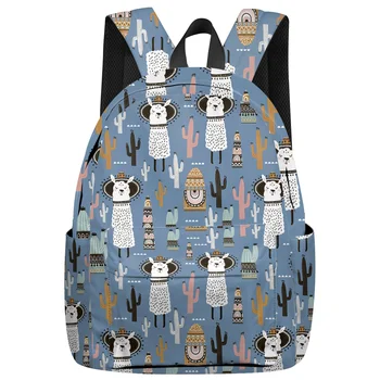Nordic Cactus Alpaca Backpack For Women Multi Pocket Travel Backpacks Large Capacity School Bag For Teenage 
Nordic Cactus Alpaca Backpack For Women Multi Pocket Travel Backpacks Large Capacity School Bag For Teenage