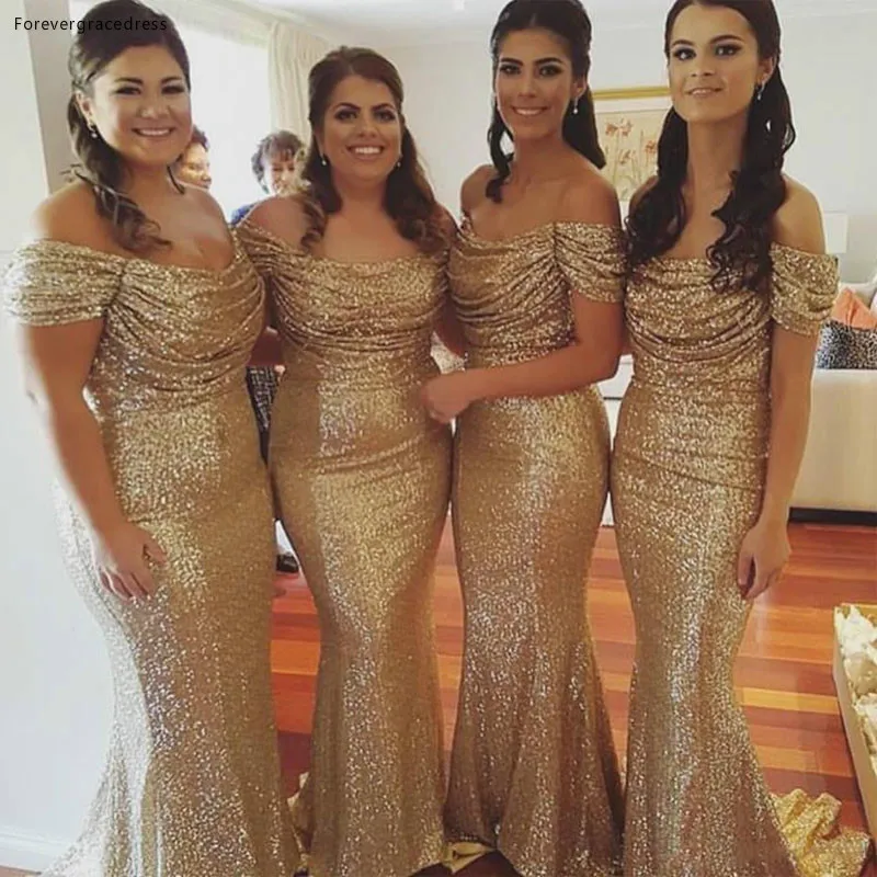New Arrival Long Bridesmaid Dress Cheap Western Sequin Mermaid Sparkly Ruffled Maid of Honor Gown Plus Size Custom Made
New Arrival Long Bridesmaid Dress Cheap Western Sequin Mermaid Sparkly Ruffled Maid of Honor Gown Plus Size Custom Made