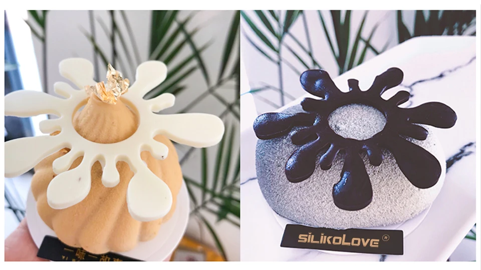 Description Picture 4 of itemSILIKOLOVE Flower Shape Chocolate Mold Silicone Mold for Cake Decorating French Dessert Decorating Mould DIY Baking Tools