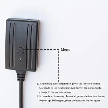Universal Car RCA AUX IN Bluetooth Cable Adapter + MIC For Audio Radio CD Player High Quality Material
Universal Car RCA AUX IN Bluetooth Cable Adapter + MIC For Audio Radio CD Player High Quality Material
