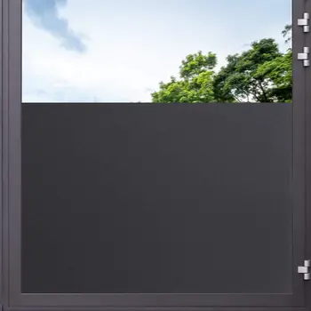 Matte Light Blocking Window Film Frosted Privacy Glass Sticker Dark Tint Film Self-Adhesive Vinyl Black Window Sticker HTV
Matte Light Blocking Window Film Frosted Privacy Glass Sticker Dark Tint Film Self-Adhesive Vinyl Black Window Sticker HTV