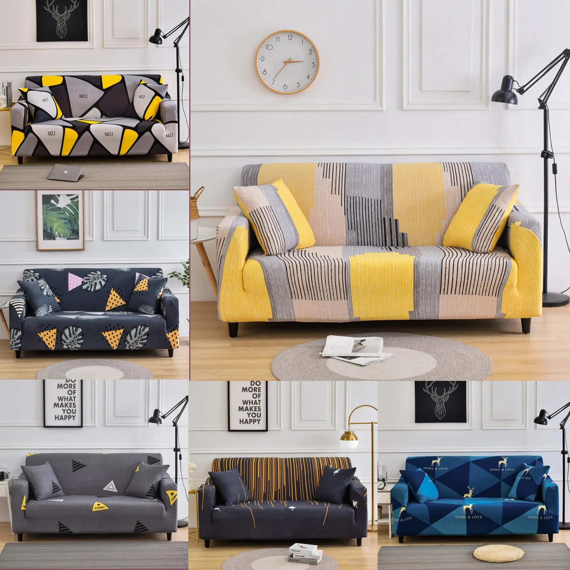 Slipcover Geometric Printed Stretch Sofa Cover All-inclusive Universal Non-slip Dustproof Sofa Cover Towel Combination
Slipcover Geometric Printed Stretch Sofa Cover All-inclusive Universal Non-slip Dustproof Sofa Cover Towel Combination