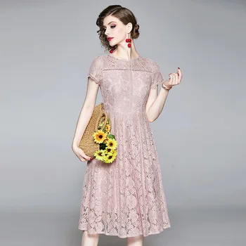 BGW 3610ht Lace Cocktail Dresses Short Sleeves A Line Knee Length Two Colors 2020 Robe Cocktail Grande Taille Femme Zipper Back 
BGW 3610ht Lace Cocktail Dresses Short Sleeves A Line Knee Length Two Colors 2020 Robe Cocktail Grande Taille Femme Zipper Back