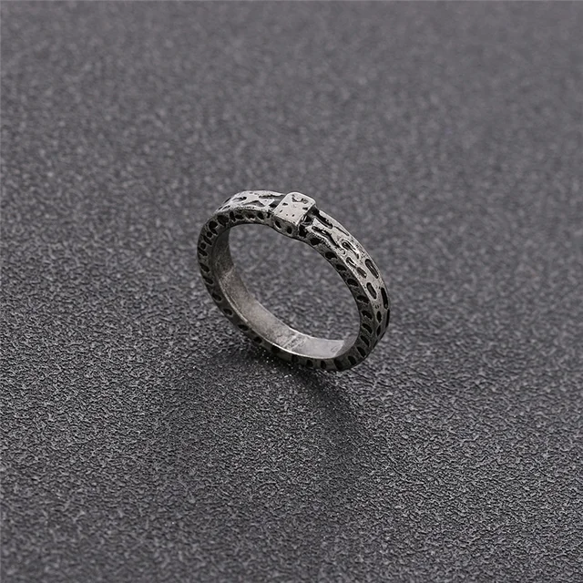 Bague de bande rétro sur le thème Outlander pour hommes et femmes, série télévisée vintage A, bijoux de mariage à la mode, vente en gros 2
