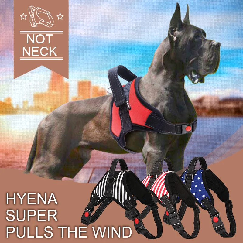 Medium Large Dog Harness Nylon Reflective Collar Vest Harnesses For Dogs Training Husky Alaskan Bulldog Breast-band Belt Lead
Medium Large Dog Harness Nylon Reflective Collar Vest Harnesses For Dogs Training Husky Alaskan Bulldog Breast-band Belt Lead