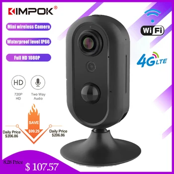 KIMPOK 4G SIM Card IP Camera 720P HD Wireless WIFI Outdoor Security Bullet Camera CCTV Metal P2P Onvif Two Way Audio Cam 
KIMPOK 4G SIM Card IP Camera 720P HD Wireless WIFI Outdoor Security Bullet Camera CCTV Metal P2P Onvif Two Way Audio Cam