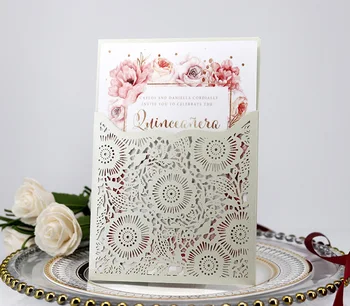 50pcs Fancy Hollow card with flower pattern and Invitation Card Greeting Card Customize Business With RSVP Card Party Supplies
50pcs Fancy Hollow card with flower pattern and Invitation Card Greeting Card Customize Business With RSVP Card Party Supplies