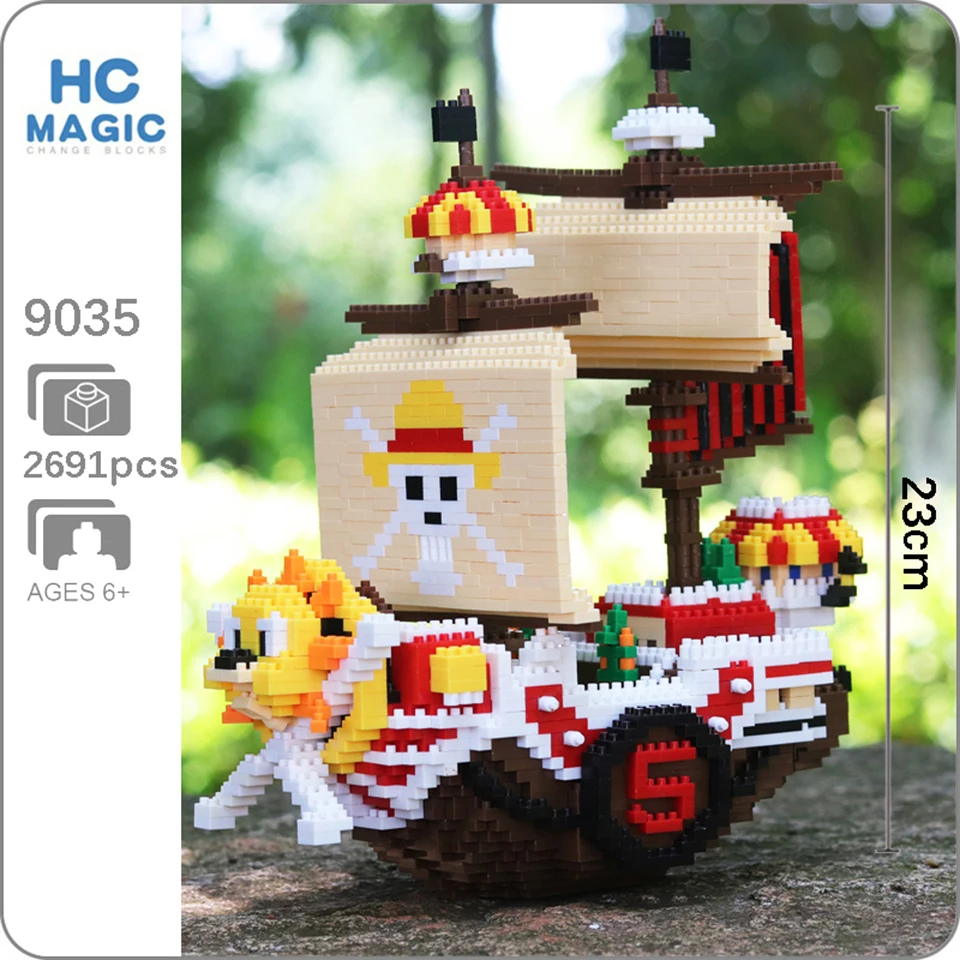 HC Block Sunny Pirate Ship Boat Building Block Model One Piece Luffy Mini Diamond Anime Blocks Bricks Toys for Children Gifts
HC Block Sunny Pirate Ship Boat Building Block Model One Piece Luffy Mini Diamond Anime Blocks Bricks Toys for Children Gifts