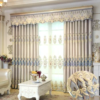 New European Embroidered Curtain Window Screen 3.22.7 Living Room Cloth Curtain Factory Direct Sale Custom Wholesale
New European Embroidered Curtain Window Screen 3.22.7 Living Room Cloth Curtain Factory Direct Sale Custom Wholesale