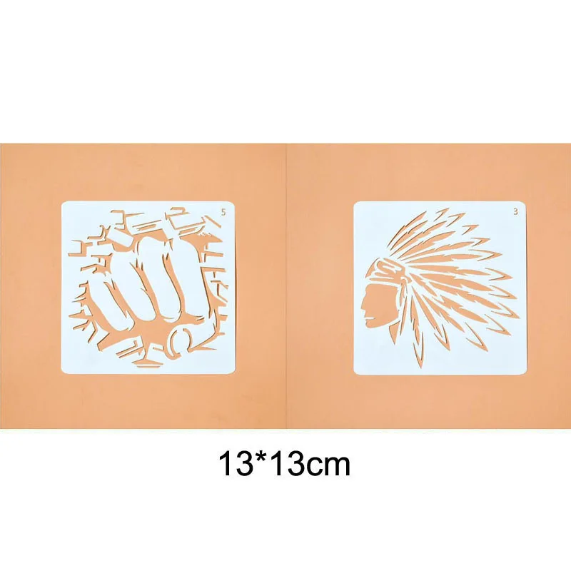2pc Fist Openwork Template Bullet Journal Engraving Drawing Stencil DIY Scrapbooking Album Decorative Embossing Template Drawing
2pc Fist Openwork Template Bullet Journal Engraving Drawing Stencil DIY Scrapbooking Album Decorative Embossing Template Drawing