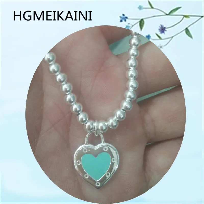 HGMEIKAINI 925% pure silver bracelet 1:1 in Europe and the original 4 mm round pearl pendant love ladies present
HGMEIKAINI 925% pure silver bracelet 1:1 in Europe and the original 4 mm round pearl pendant love ladies present