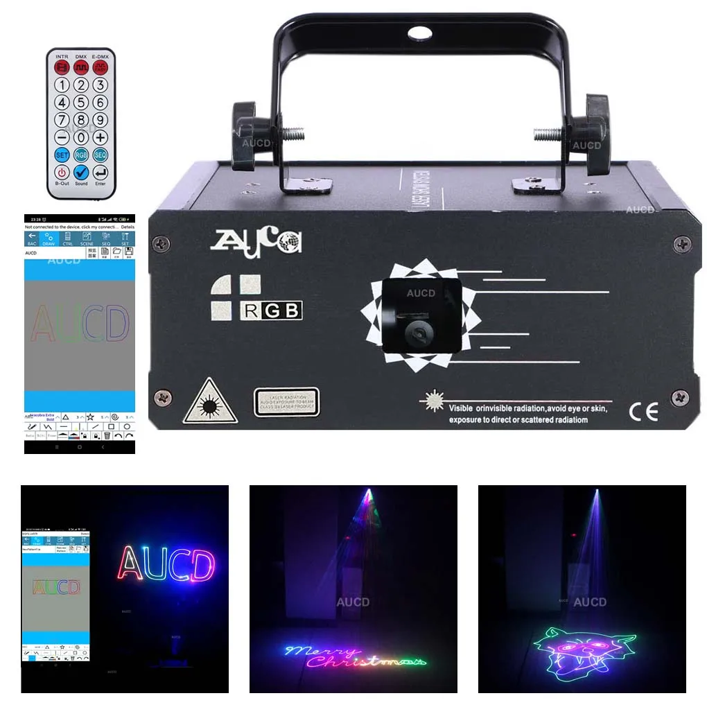 500mW 1W Phone App Edit Image Animation DMX Scan Projector DIY Patterns RGB Laser Lights Disco DJ Party Stage Xmas Show Lighting
500mW 1W Phone App Edit Image Animation DMX Scan Projector DIY Patterns RGB Laser Lights Disco DJ Party Stage Xmas Show Lighting