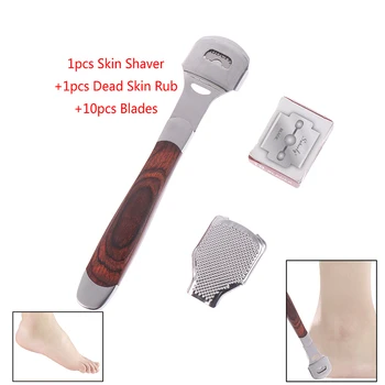 New Stainless Steel Foot Skin Shaver Corn Cuticle Cutter Remover Rasp Pedicure File Foot Callus 10 Blades Foot Care Tool
New Stainless Steel Foot Skin Shaver Corn Cuticle Cutter Remover Rasp Pedicure File Foot Callus 10 Blades Foot Care Tool