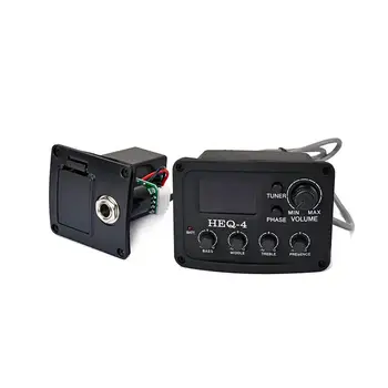 2020 High quality LCD Pickup Tuner For Folk Guitar EQ 4 Band with Phase and Chromatic For Musical Dream accessories
2020 High quality LCD Pickup Tuner For Folk Guitar EQ 4 Band with Phase and Chromatic For Musical Dream accessories